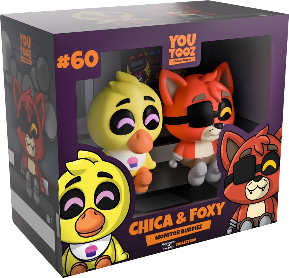 Chica & Foxy - Monitor Buddiez 6cm