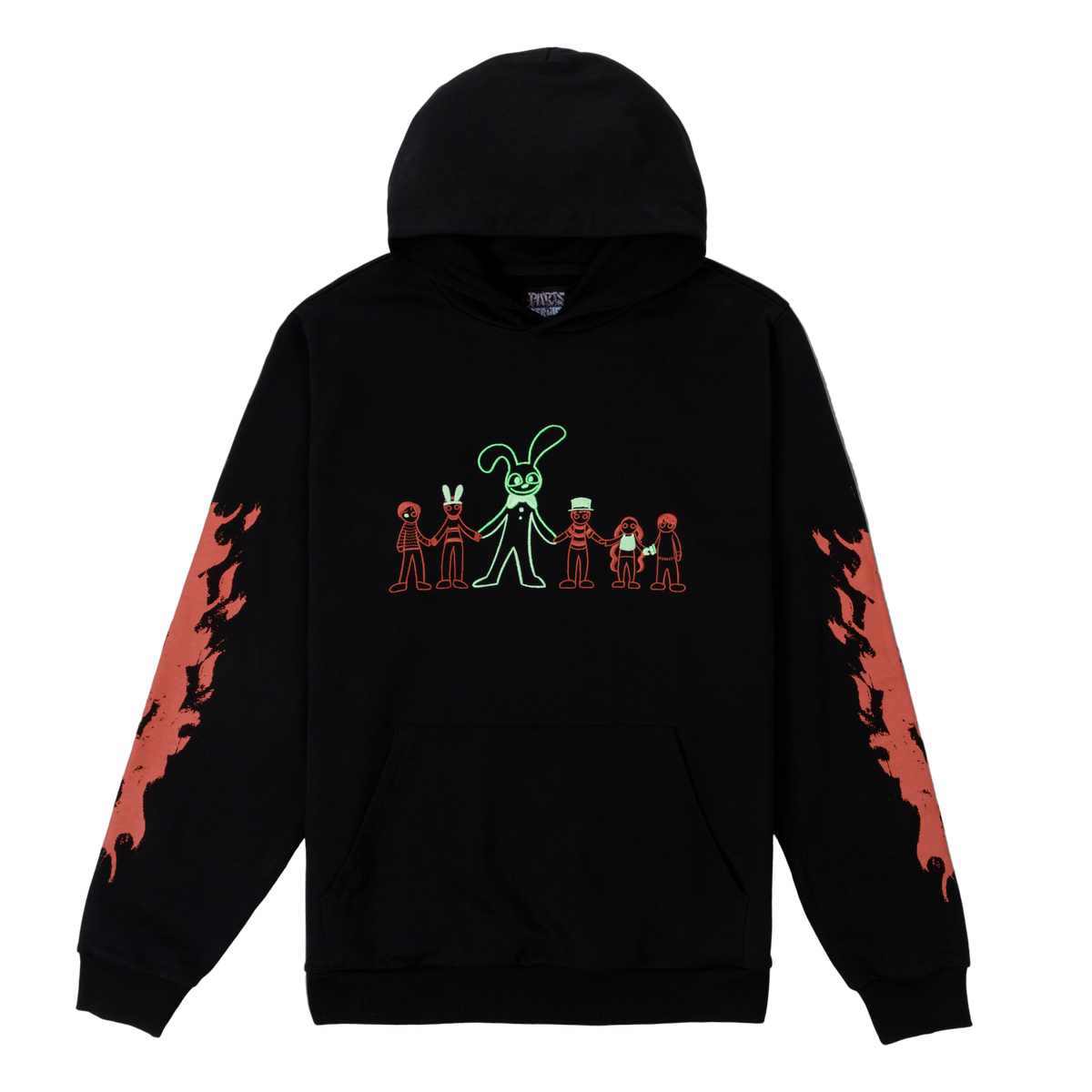 Glow-in-the-Dark Yellow Rabbit Hoodie